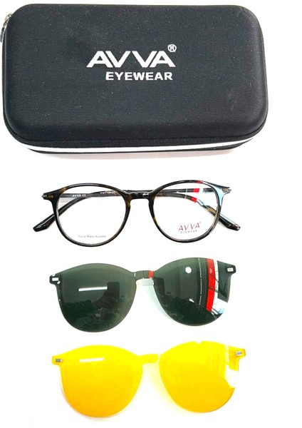 9363 C9 Polarize&antifar Klipsli Unisex Güneş Gözlüğü