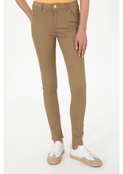 Kadın Haki Pantolon (Kanvas-Chino) 50281692-VR027 fiyatları