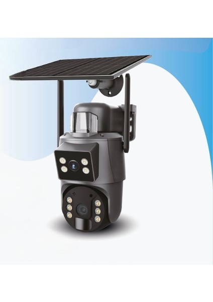 Ubox Çift Kameralı 4g Solar Kamera Siren Işıklı ve Alarmlı fiyatları
