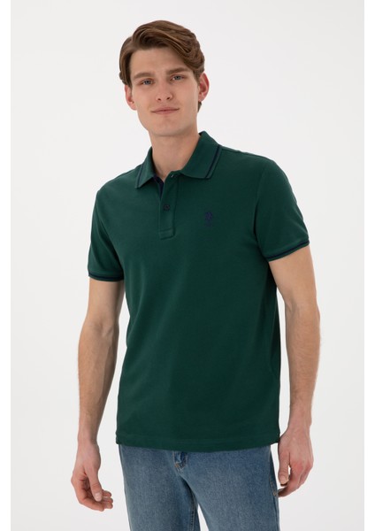 Erkek Koyu Yeşil Tişört Basic 50305980-VR079