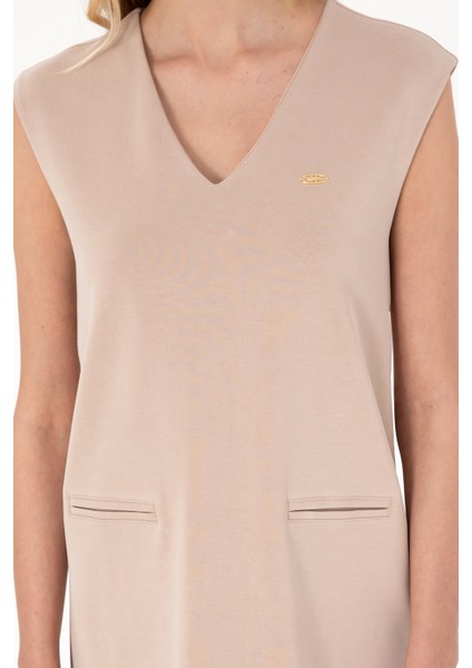 Kadın Camel Elbise (Örme) 50300760-VR015