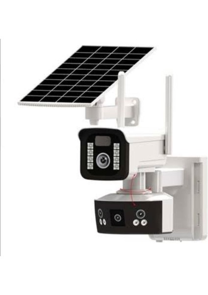 6mp Çift Kameralı 4g Solar Kamera Yeni Kasa