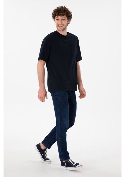 Erkek Lacivert Tişört 50305990-VR033 indirimleri
