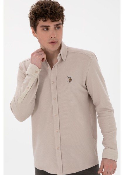 Erkek Taş Gömlek Örme 50300402-VR049 modelleri