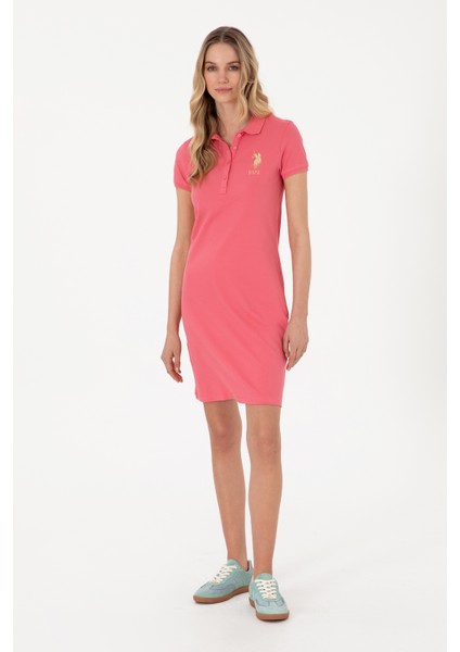 Kadın Koyu Pembe Elbise (Örme) 50297457-VR167