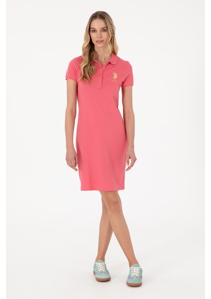 Kadın Koyu Pembe Elbise (Örme) 50297457-VR167