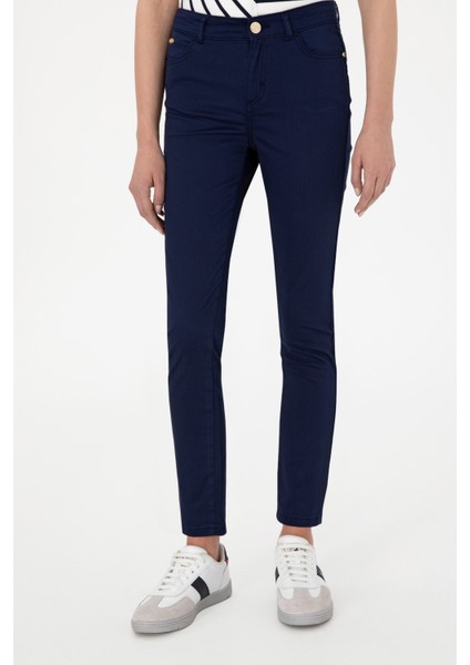 Kadın Lacivert Pantolon (Kanvas-Chino) 50299110-VR033 fiyatları