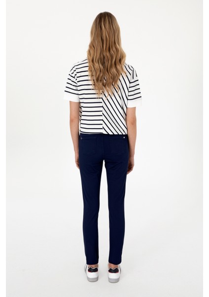 Kadın Lacivert Pantolon (Kanvas-Chino) 50299110-VR033 fırsatları