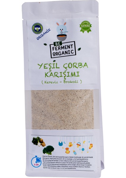 Beferment Organik Yeşil Çorba Karışımı 180 G