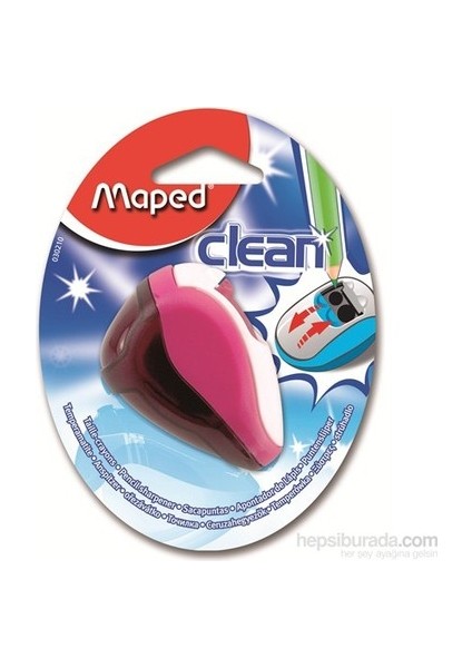Maped 030210 Clean Çift Delikli Kalemtraş (Yurt Dışından)
