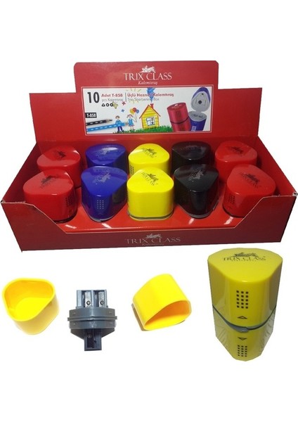 Trix Class Kalemtraş T858 Lacivert Üç Gözlü (Yurt Dışından) fiyatları