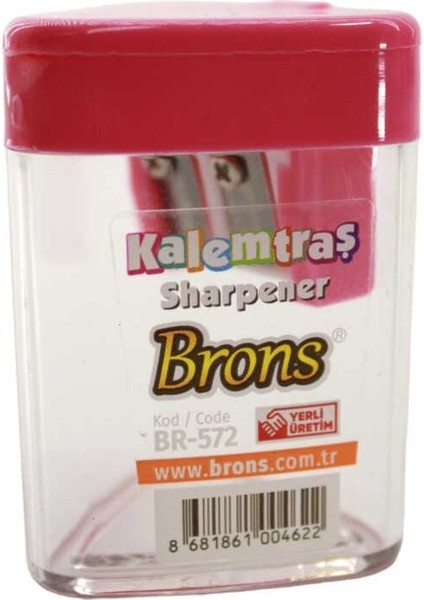 Brons Üçgen Hazneli Kalemtıraş BR-572 (Yurt Dışından) fiyatları