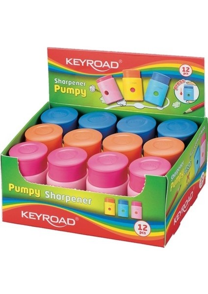 Keyroad KR971298 Pumpy Tekli̇ Kalemtraş (Yurt Dışından)