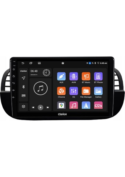 Fiat 500C Android Multimedya Sistemi 4-64 Clarion (2008-2015)