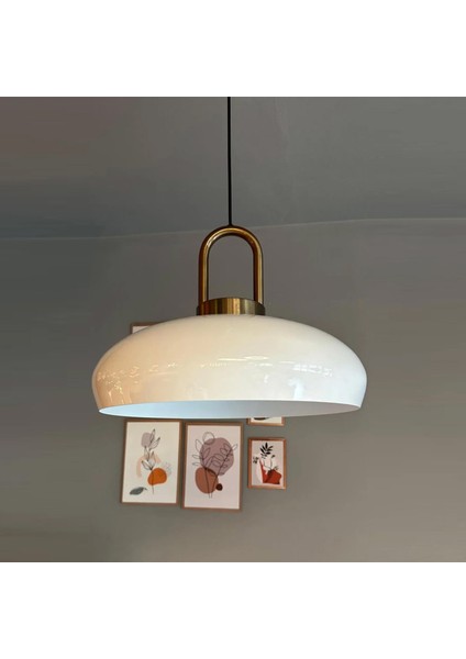 Estrela Beyaz Tekli Sarkıt Avize Eskitme Kilit Başlık Iç Mekan Aydınlatma Dekoratif Mutfak Hol Cafe