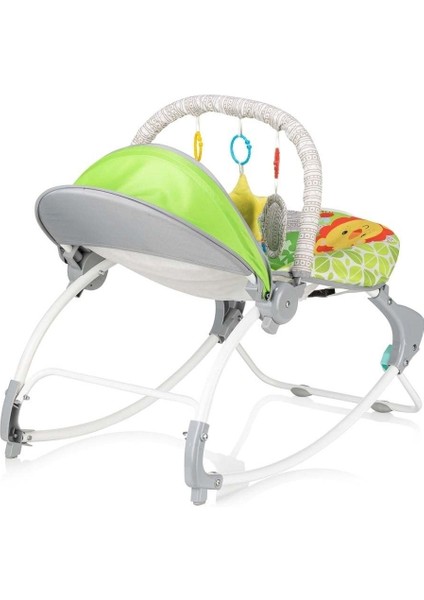 UltraNova Yeşil Orman Temalı Müzikli Sallanan Bebek Oturma Sandalyesi, Taşıma Kapasitesi 0-9 Kg indirimleri