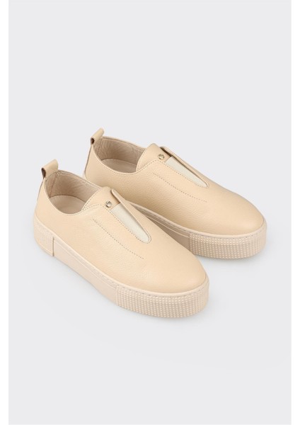 Bej Deri Kadın Spor Ayakkabı fiyatları