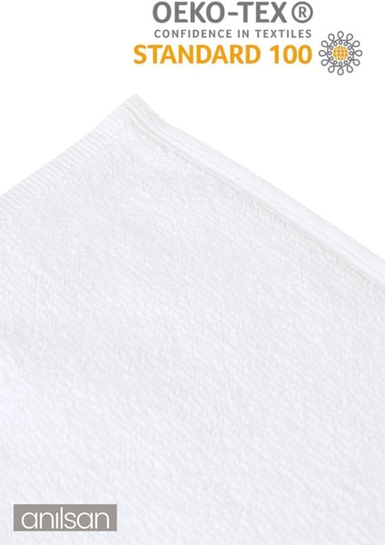 6'lı Beyaz Banyo Havlusu - 70x140 cm, 490 gr, %100Pamuk, Spa ve Otel Havlusu, Günlük Kullanıma Uygun fırsatları