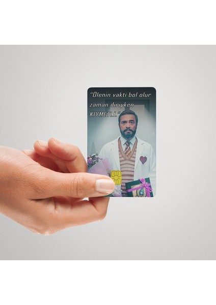 Gassal Ölenin Vakti Bol Olur Yazılı Kart Kaplama Sticker ( Yüksek Kalite )