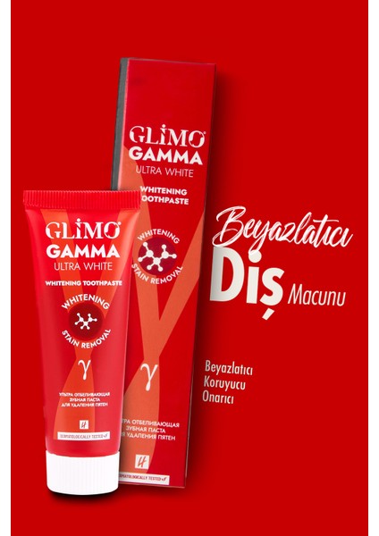 Gamma Ultra White Beyazlatıcı Diş Macunu 20 Ml, Doğal Beyazlatıcı Etki, Sigara Lekelerine Karşı Etki