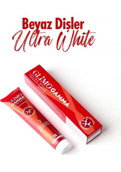 Gamma Ultra White Beyazlatıcı Diş Macunu 20 Ml, Doğal Beyazlatıcı Etki, Sigara Lekelerine Karşı Etki