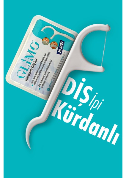 Kürdanlı Diş Ipi | Derinlemesine Diş Arası Temizlik, Plak & Tartar Karşıtı | Diş Eti Dostu