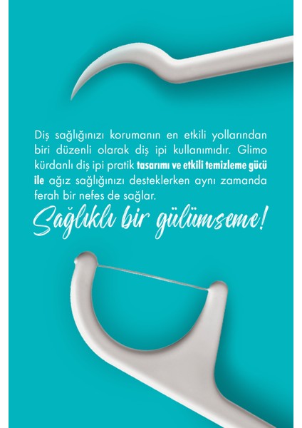 Kürdanlı Diş Ipi | Derinlemesine Diş Arası Temizlik, Plak & Tartar Karşıtı | Diş Eti Dostu