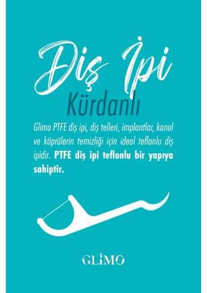 Kürdanlı Diş Ipi | Derinlemesine Diş Arası Temizlik, Plak & Tartar Karşıtı | Diş Eti Dostu