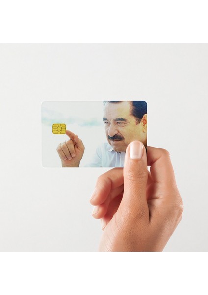Ibrahim Tatlıses Parmak Gösterme Kred Banka Kartı Sticker Kaplama