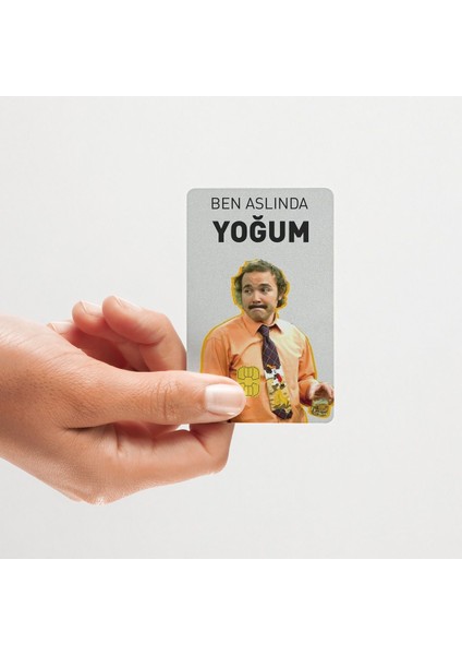 Burhan Altıntop Mizah Tasarımlı Papara, Kredi Kart Kaplama Sticker