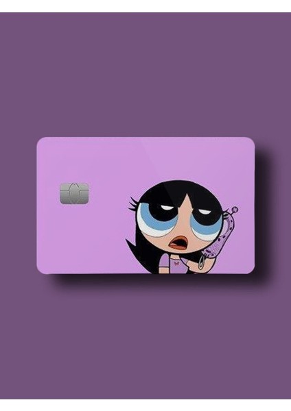 Huggy Craft Ppg Mor Telefon Kredi Kartı Kaplama Stickeri Papara, Tosla, Kredi Kartı Için Uyumlu modelleri
