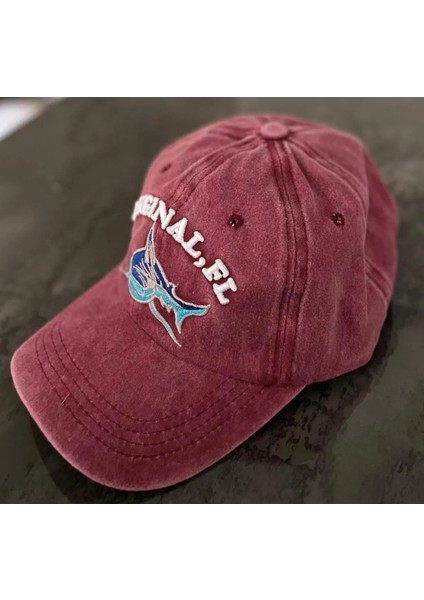 Unisex Yeni Trend Original Shark Model Vintage Eskitme Beyzbol Kep Şapka