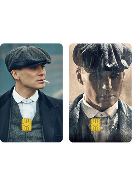 Beckham Peaky Blinders Kart Kaplama Sticker 2'li Set