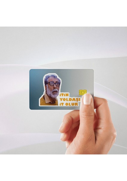 Kurtlar Vadisi Abuzer Kömürcü Itin Yoldaşı It Olur Kart Kaplama Sticker