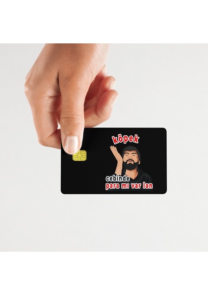 Cebinde Para Mı Var Kart Kaplama Sticker