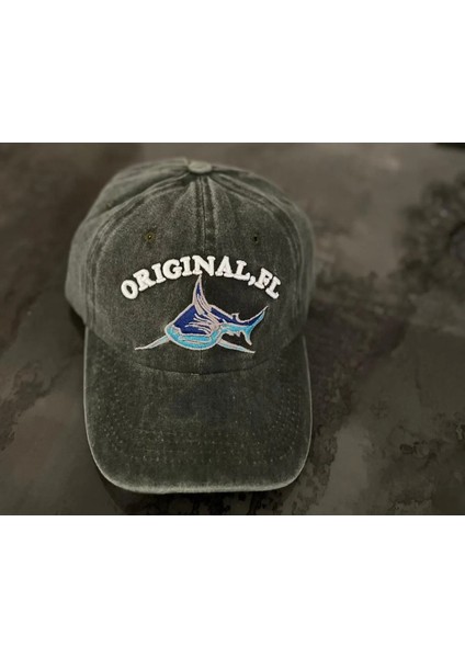 Unisex Yeni Trend Original Shark Model Vintage Eskitme Beyzbol Kep Şapka