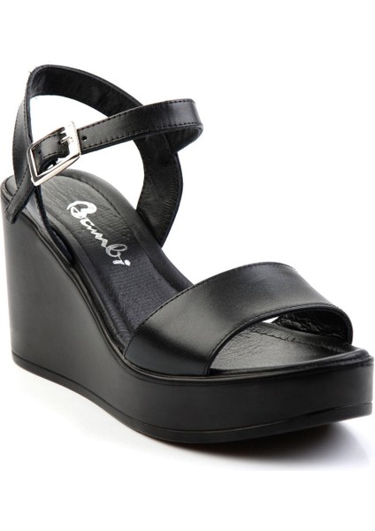 Bej Leather Kadın Sandalet K05040030403 fiyatları