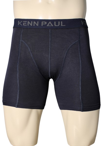 Bambu Uzun Paçalı Sporcu Boxer - Füme, Nefes Alır, Konforlu