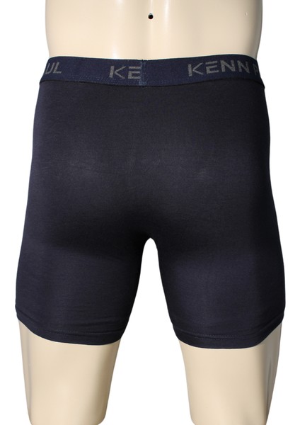 Bambu Uzun Paçalı Sporcu Boxer - Füme, Nefes Alır, Konforlu