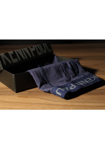 Bambu Uzun Paçalı Sporcu Boxer - Füme, Nefes Alır, Konforlu