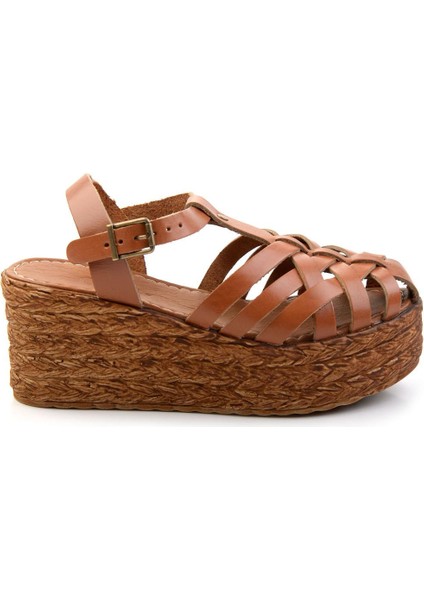 Taba Leather Kadın Sandalet K05197003903
