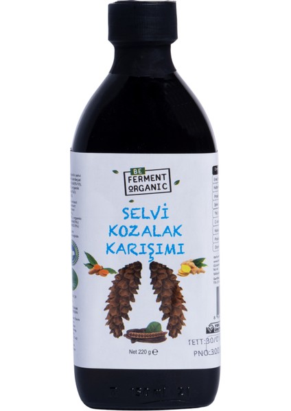 Çam Kozalaklı Organik Özlü Karışımlı Şurup 220 gr