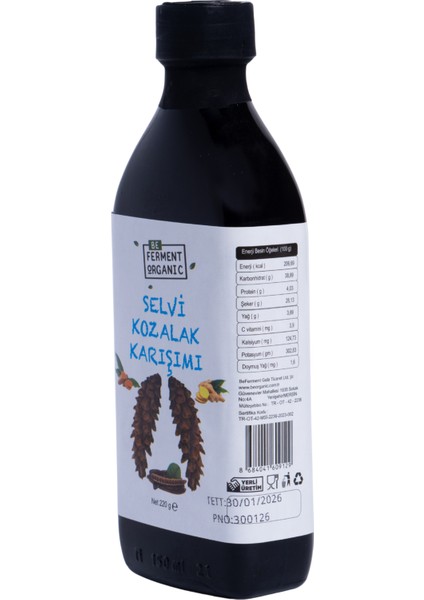 Çam Kozalaklı Organik Özlü Karışımlı Şurup 220 gr fiyatları