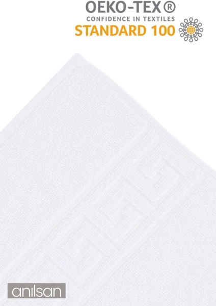 4'lü Greek El Havlusu - 50x90 Cm, 225 gr, %100 Pamuk, Spa Ve Otel Havlusu, Günlük Kullanıma Uygun