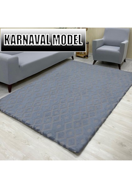 Karnaval Model Kumaştan Welsoft Lastikli Halı Örtüsü