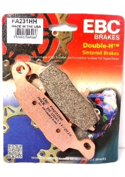 Suzukı Gsf 650 Bandıt 2005-2006 Sinterli Ön Fren Balata Sol