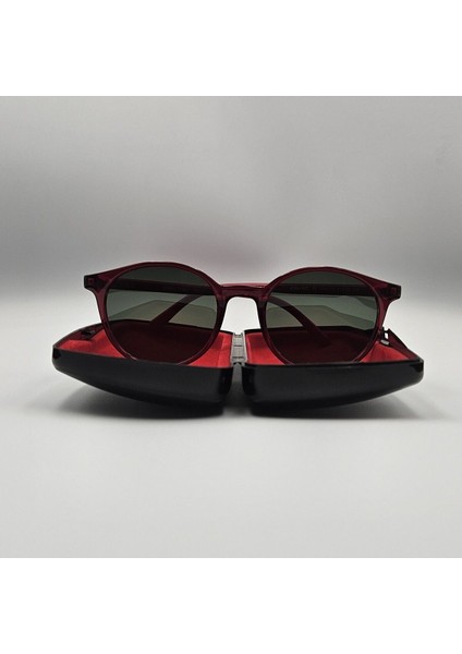 Yuvarlak Güneş Gözlüğü Polarize Uv 400 Koruma Unisex
