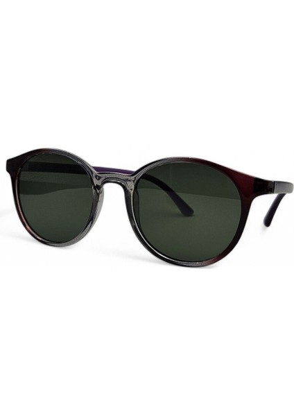 Yuvarlak Güneş Gözlüğü Polarize Uv 400 Koruma Unisex