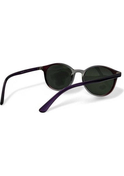 Yuvarlak Güneş Gözlüğü Polarize Uv 400 Koruma Unisex
