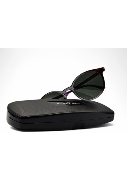 Yuvarlak Güneş Gözlüğü Polarize Uv 400 Koruma Unisex